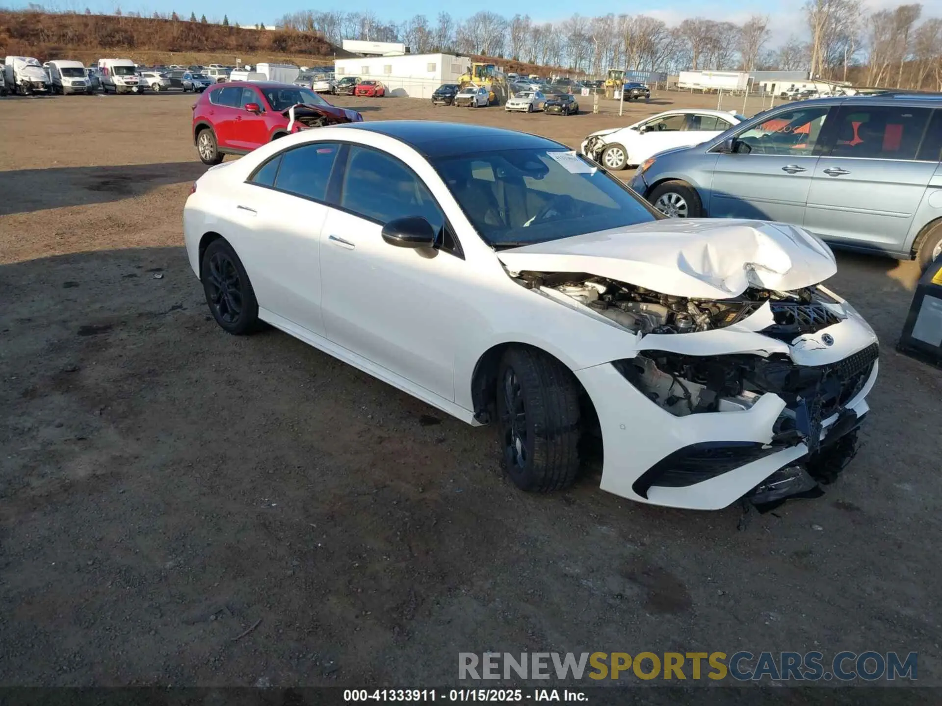 1 Photograph of a damaged car W1K5J4HB7RN450668 MERCEDES-BENZ CLA 250 COUPE 2024