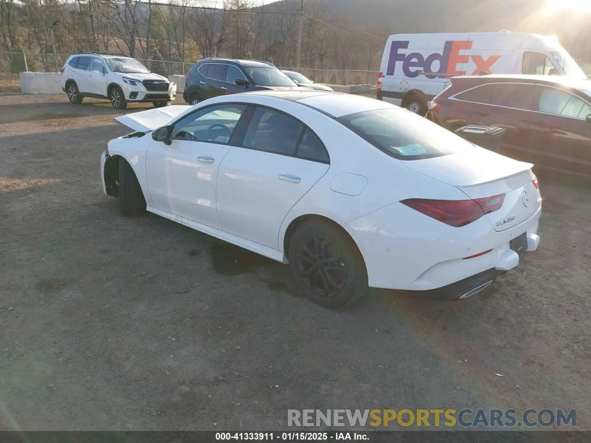3 Photograph of a damaged car W1K5J4HB7RN450668 MERCEDES-BENZ CLA 250 COUPE 2024