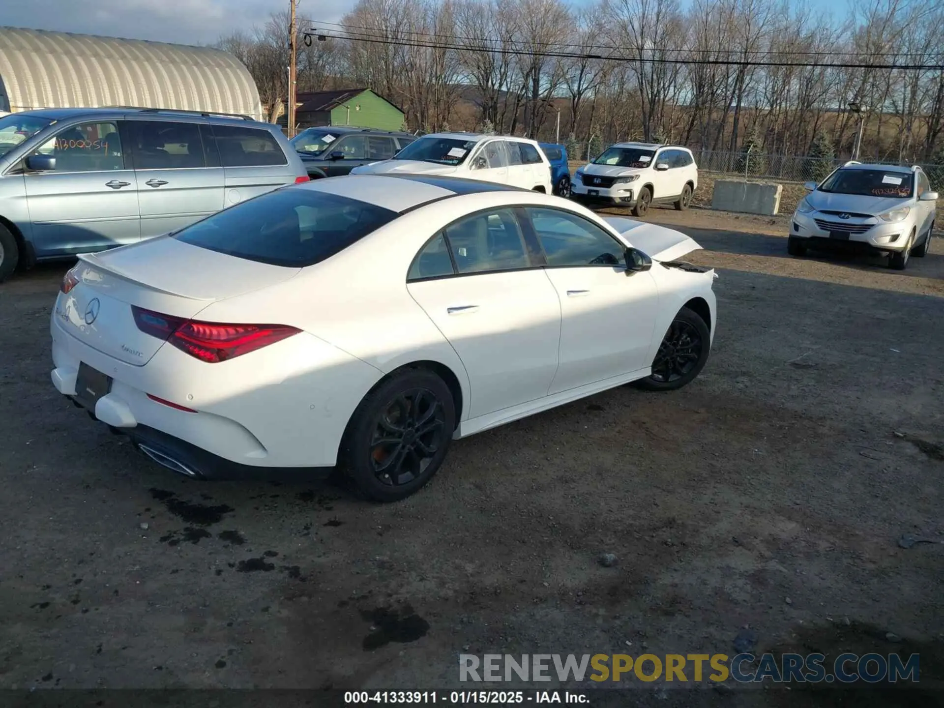 4 Photograph of a damaged car W1K5J4HB7RN450668 MERCEDES-BENZ CLA 250 COUPE 2024