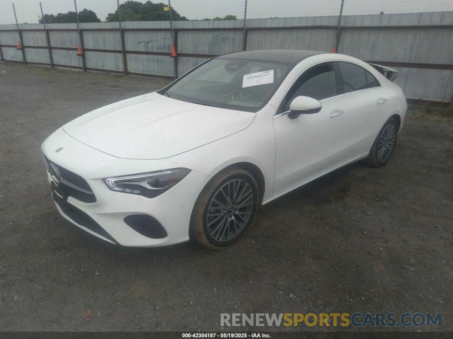 2 Photograph of a damaged car W1K5J4GB0SN522298 MERCEDES-BENZ CLA 250 COUPE 2025