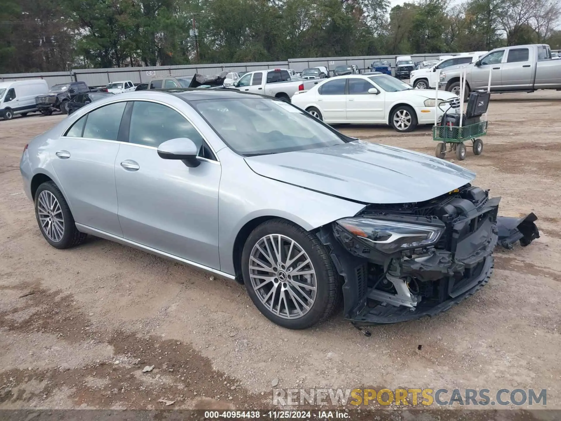 1 Photograph of a damaged car W1K5J4GB1SN511293 MERCEDES-BENZ CLA 250 COUPE 2025