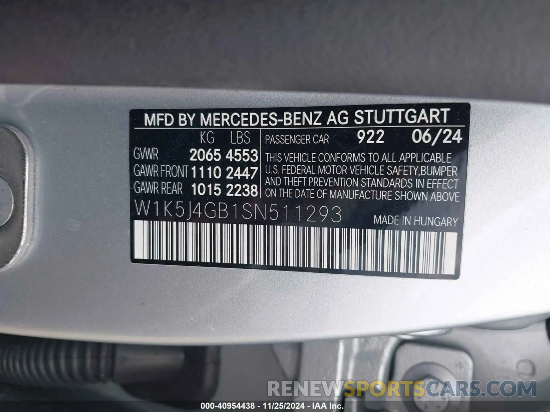 9 Photograph of a damaged car W1K5J4GB1SN511293 MERCEDES-BENZ CLA 250 COUPE 2025
