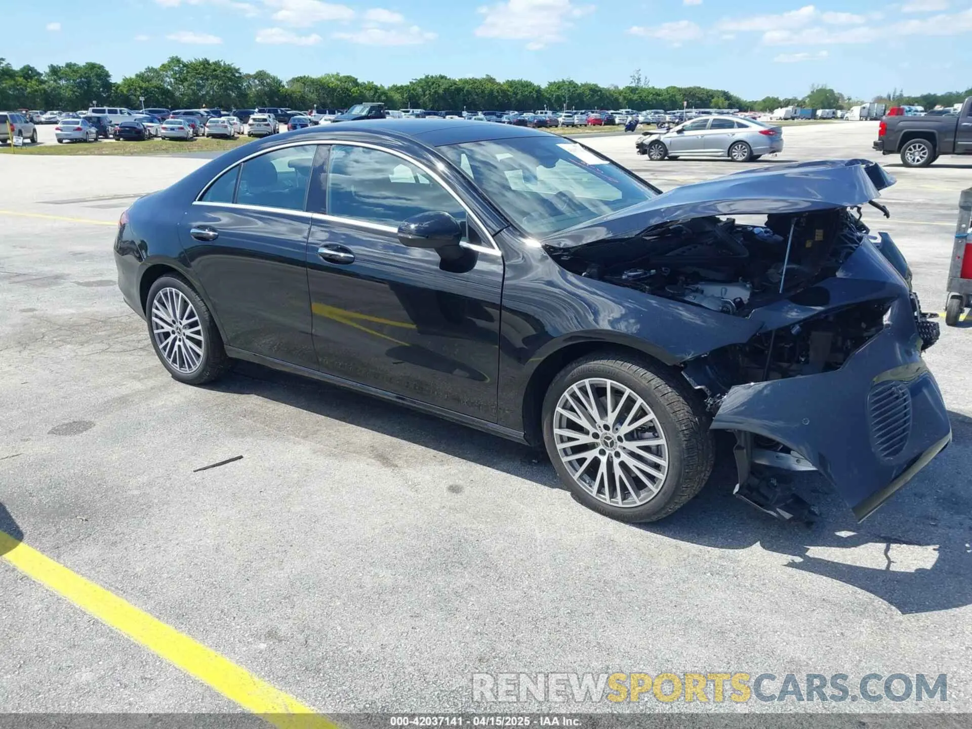 1 Photograph of a damaged car W1K5J4GB2SN527499 MERCEDES-BENZ CLA 250 COUPE 2025