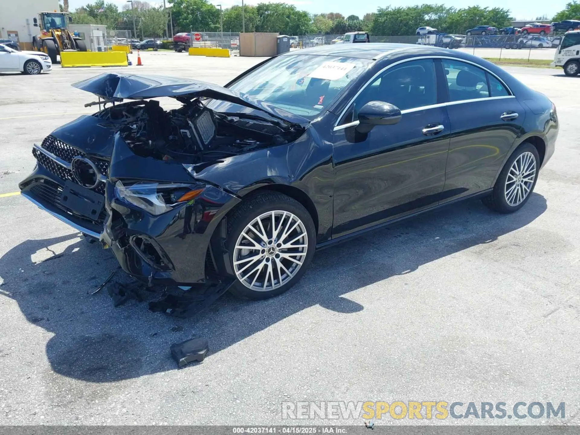 2 Photograph of a damaged car W1K5J4GB2SN527499 MERCEDES-BENZ CLA 250 COUPE 2025
