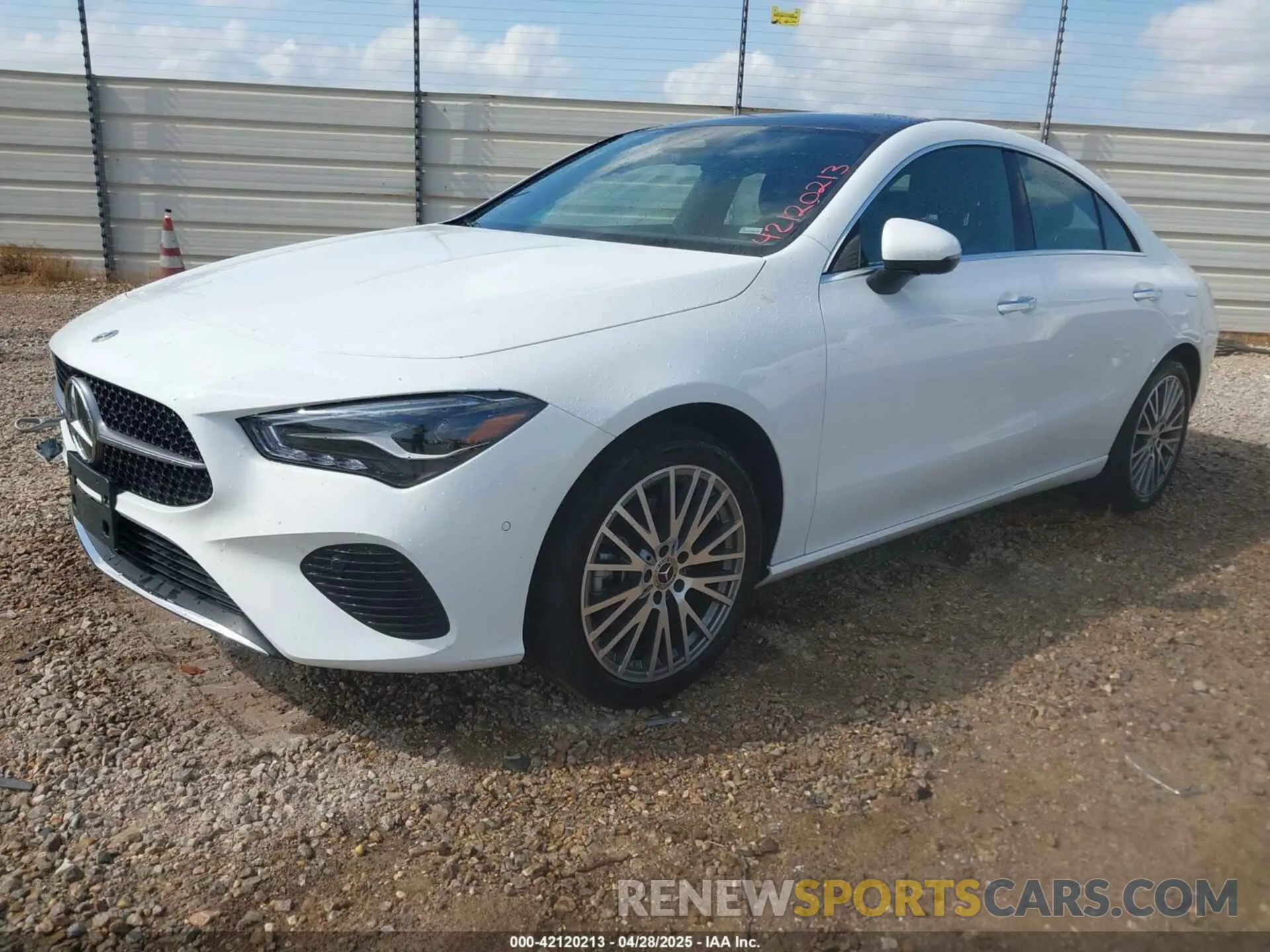 2 Photograph of a damaged car W1K5J4GB5SN513578 MERCEDES-BENZ CLA 250 COUPE 2025