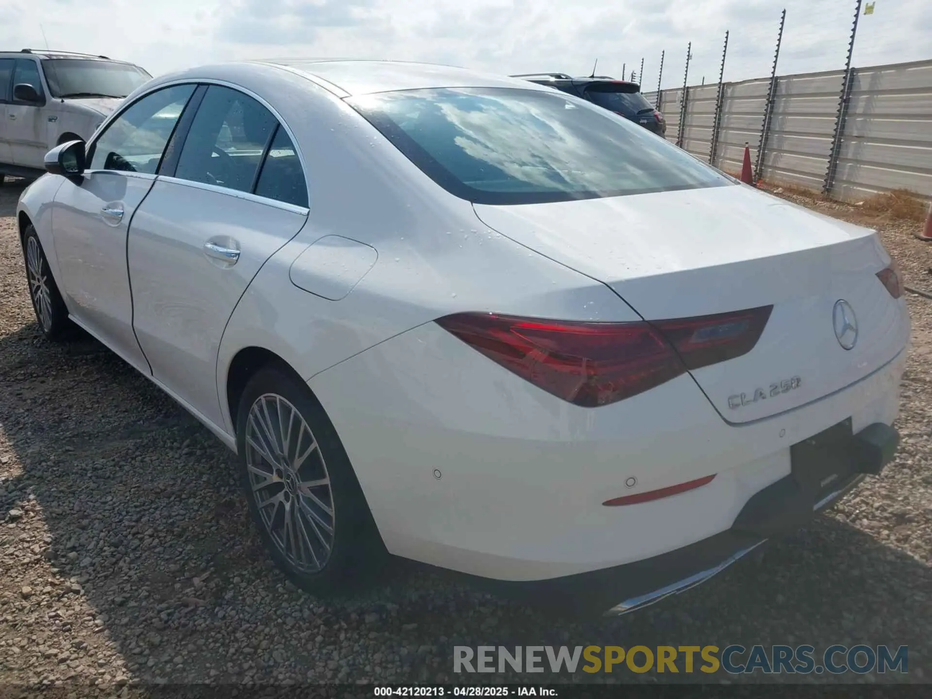 3 Photograph of a damaged car W1K5J4GB5SN513578 MERCEDES-BENZ CLA 250 COUPE 2025