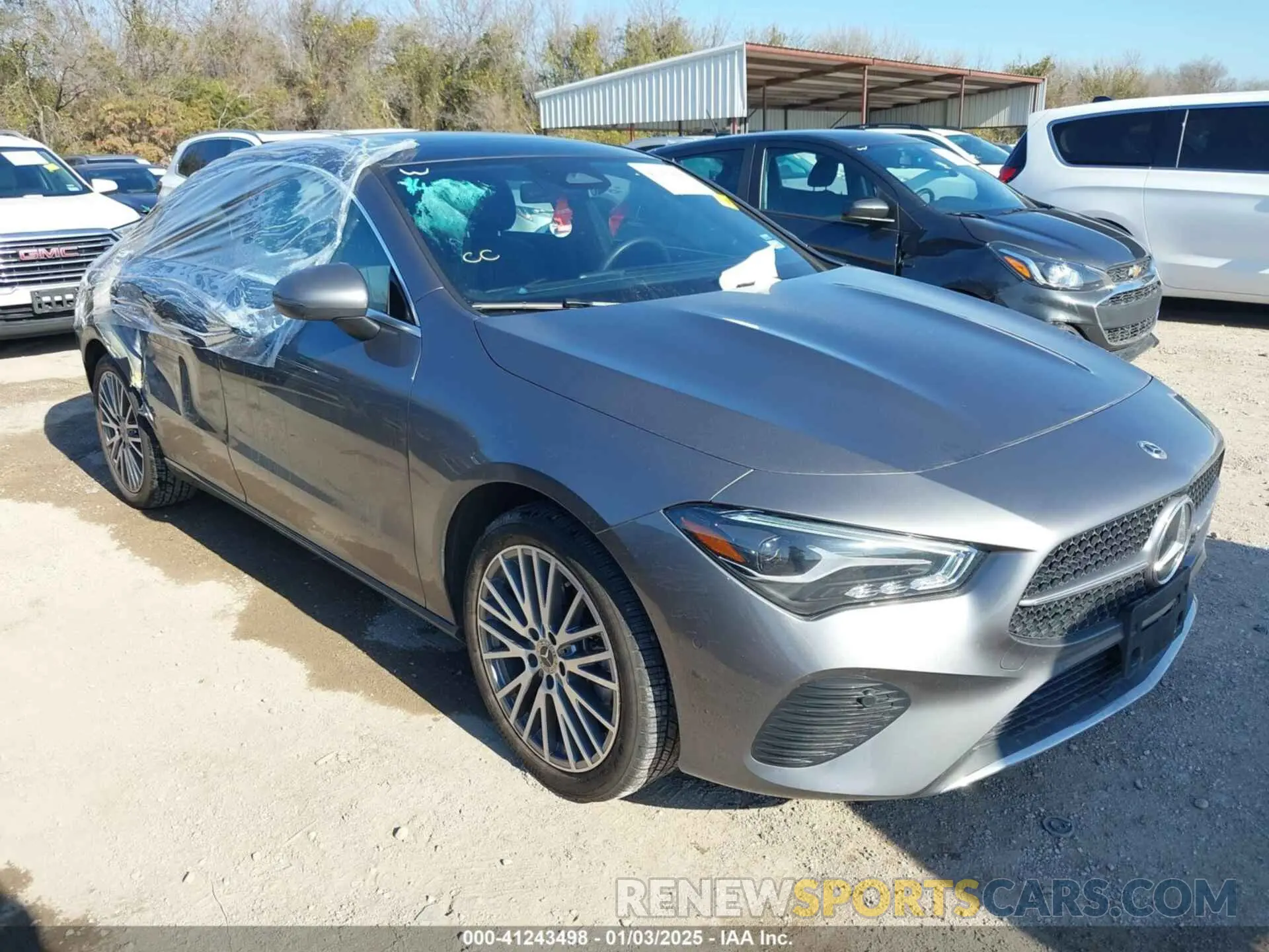 1 Photograph of a damaged car W1K5J4GB6SN515209 MERCEDES-BENZ CLA 250 COUPE 2025