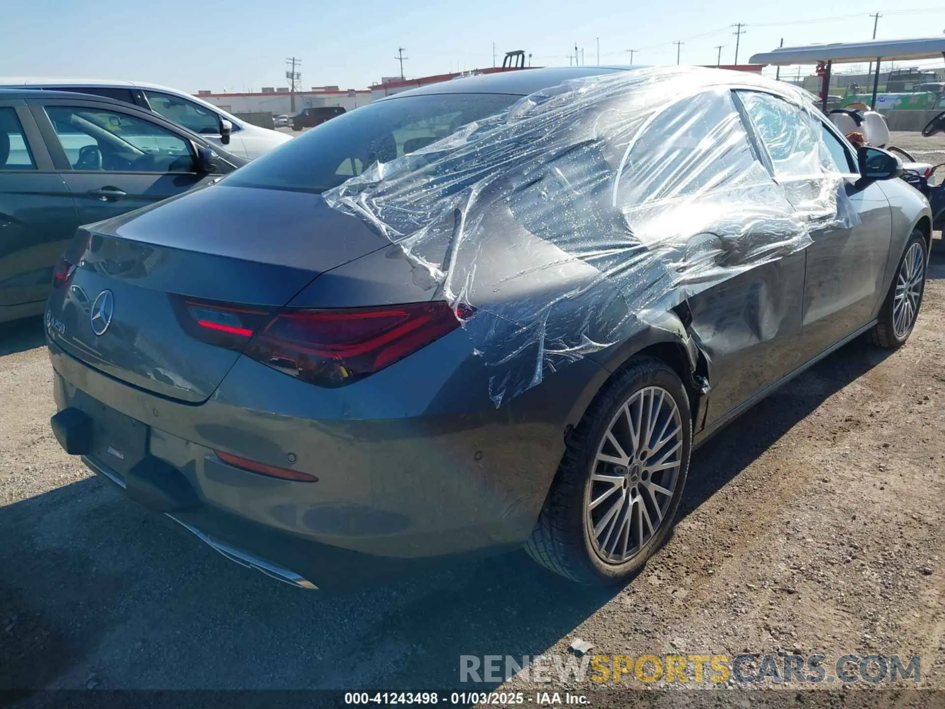 4 Photograph of a damaged car W1K5J4GB6SN515209 MERCEDES-BENZ CLA 250 COUPE 2025