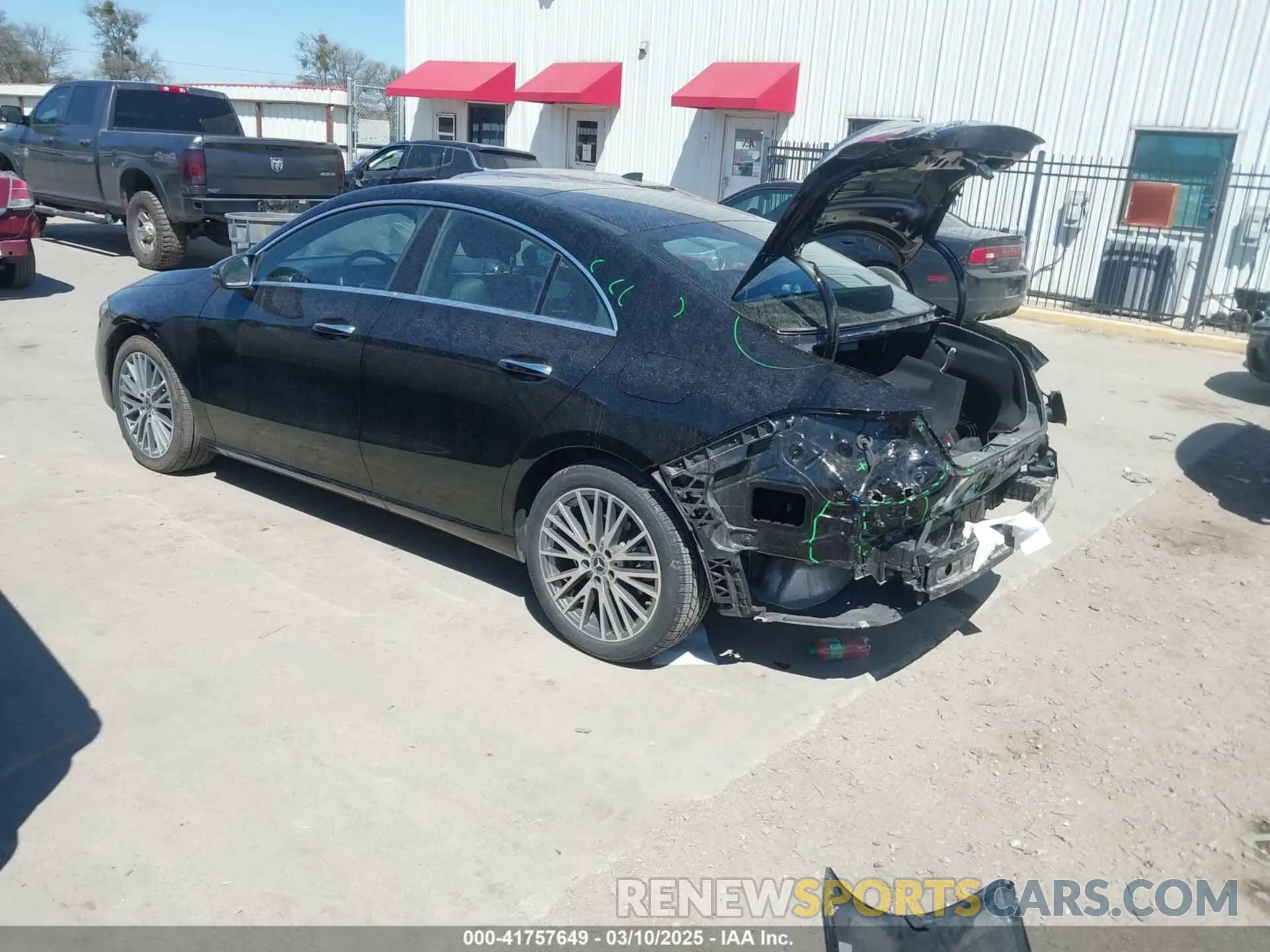 3 Photograph of a damaged car W1K5J4GB7SN509497 MERCEDES-BENZ CLA 250 COUPE 2025