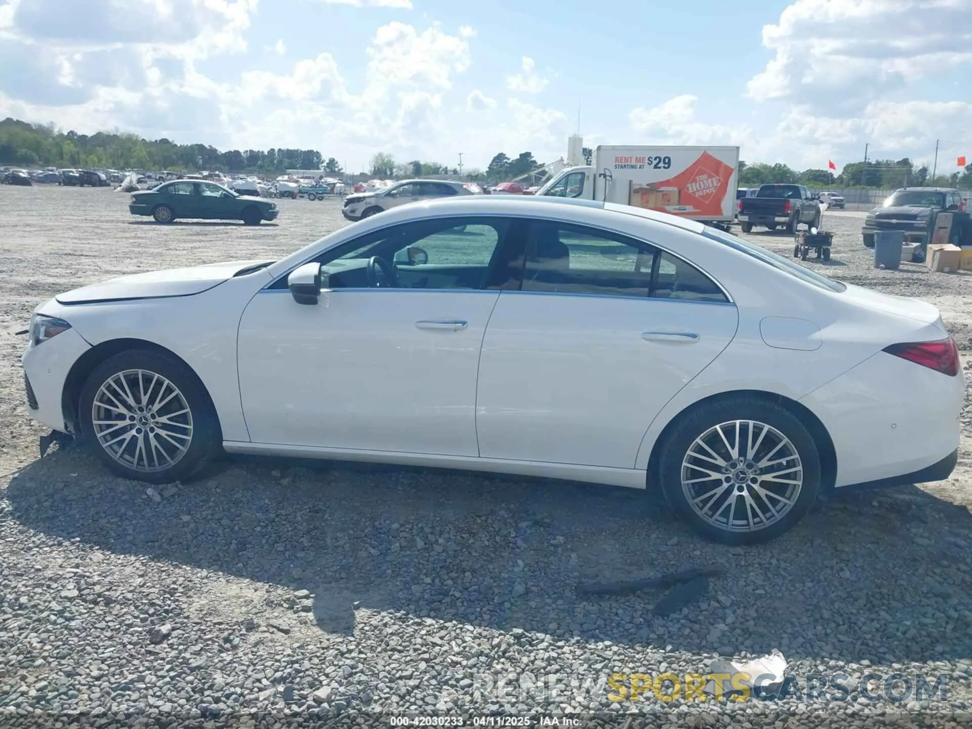 14 Photograph of a damaged car W1K5J4GBXSN512345 MERCEDES-BENZ CLA 250 COUPE 2025