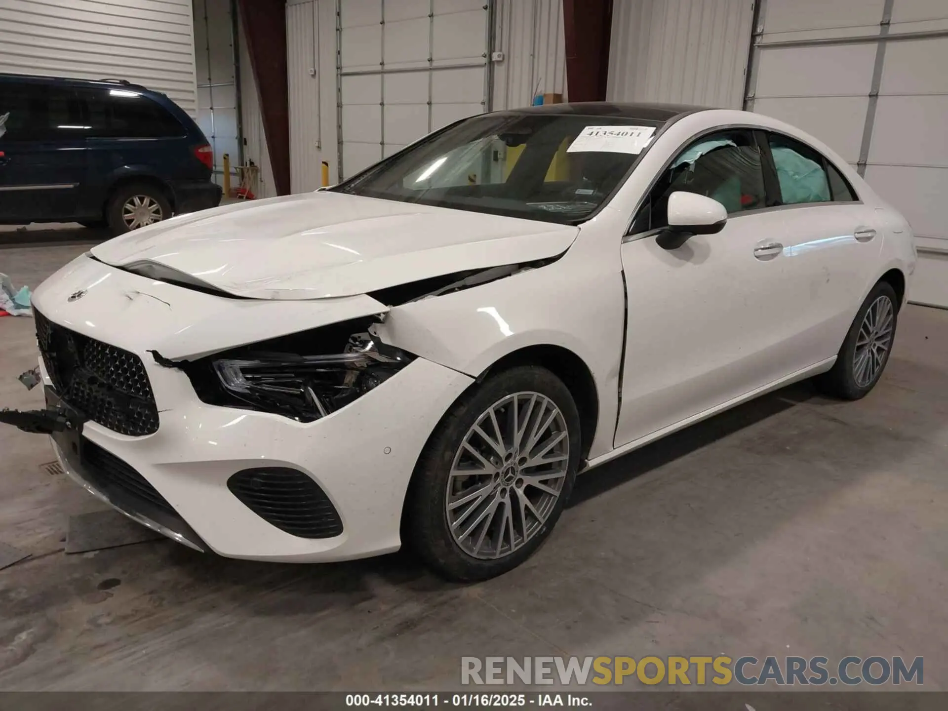 2 Photograph of a damaged car W1K5J4HB4SN518415 MERCEDES-BENZ CLA 250 COUPE 2025