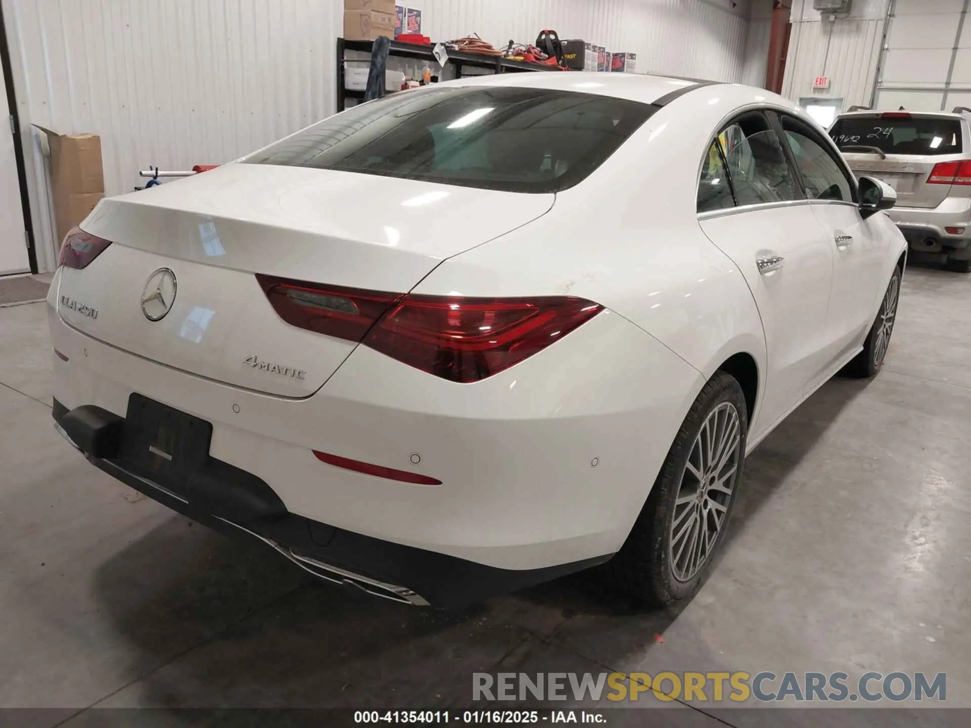 4 Photograph of a damaged car W1K5J4HB4SN518415 MERCEDES-BENZ CLA 250 COUPE 2025