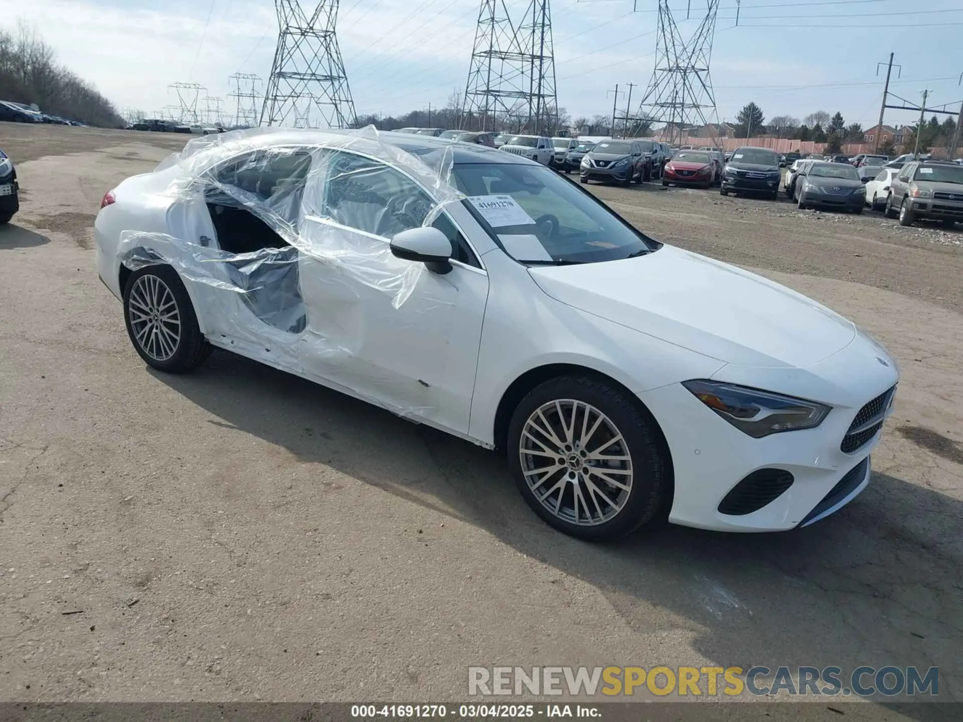 1 Photograph of a damaged car W1K5J4HB5SN499292 MERCEDES-BENZ CLA 250 COUPE 2025