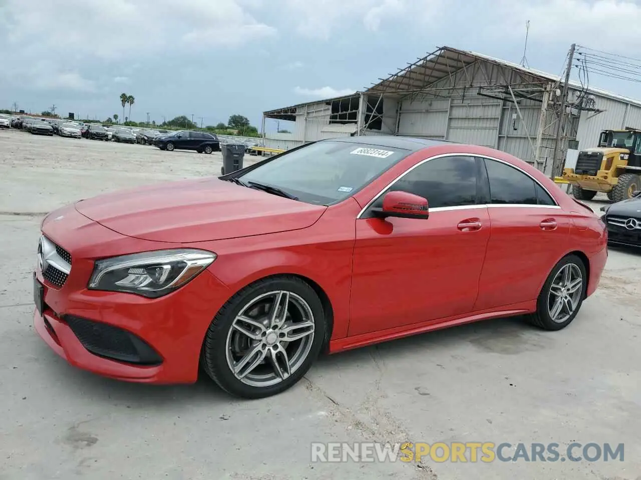 1 Photograph of a damaged car WDDSJ4EB8HN459000 MERCEDES-BENZ CLA-CLASS 2017
