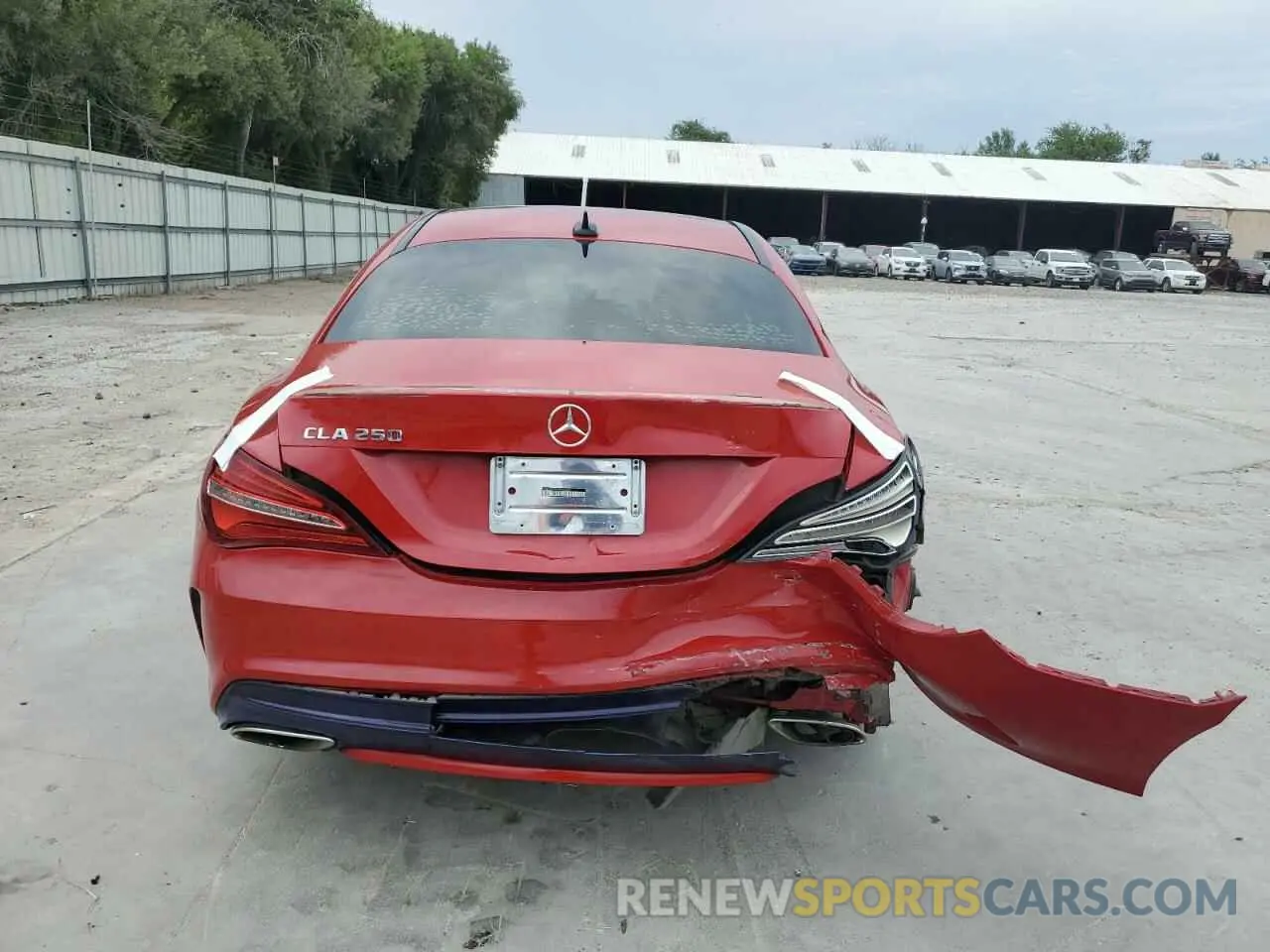 6 Photograph of a damaged car WDDSJ4EB8HN459000 MERCEDES-BENZ CLA-CLASS 2017