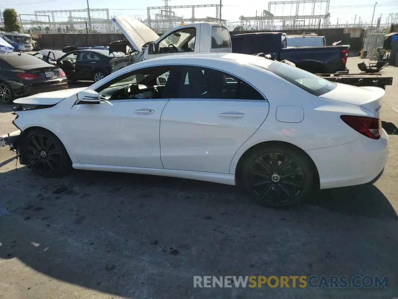 2 Photograph of a damaged car WDDSJ4EB0KN719977 MERCEDES-BENZ CLA-CLASS 2019