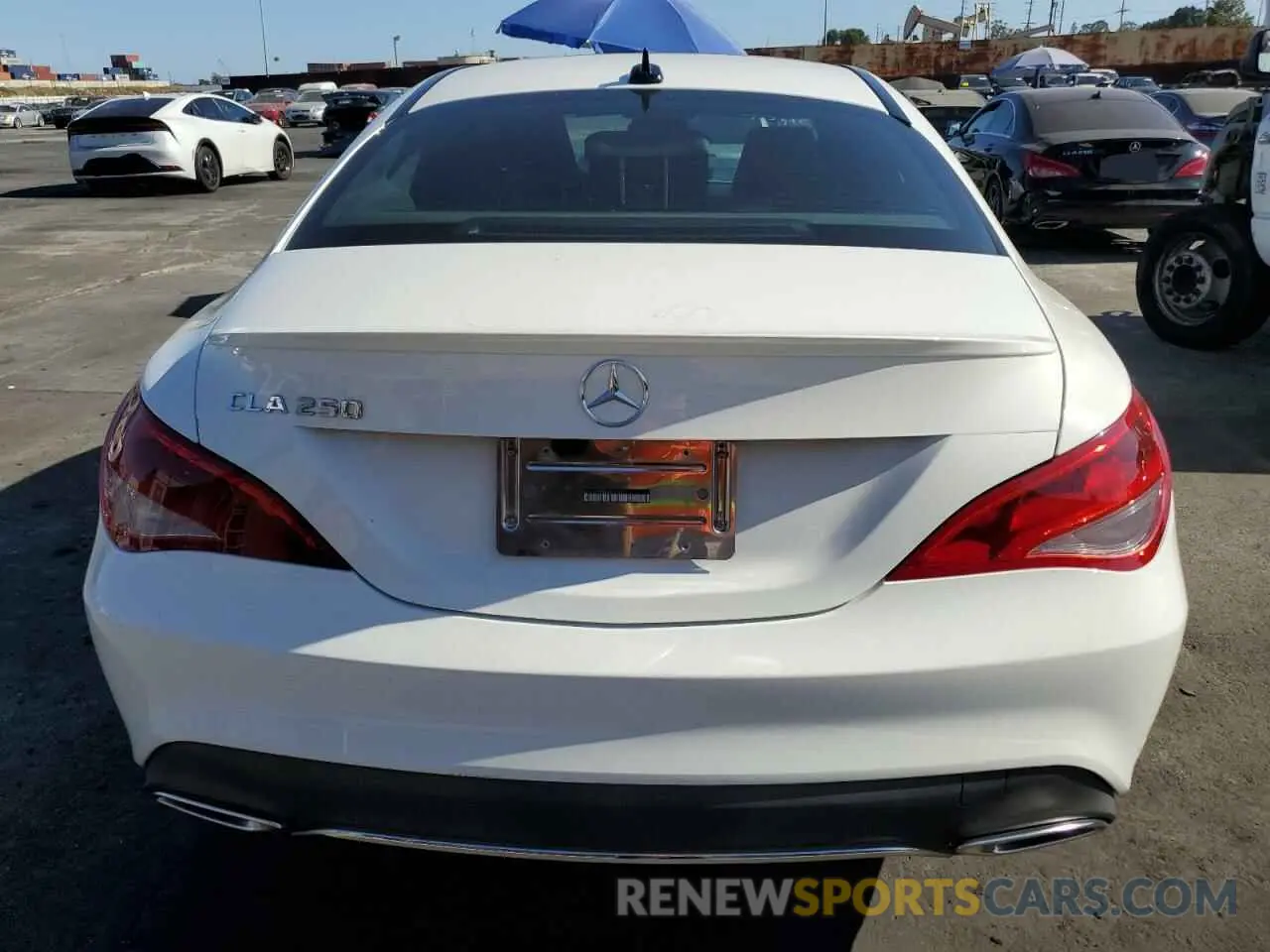 6 Photograph of a damaged car WDDSJ4EB0KN719977 MERCEDES-BENZ CLA-CLASS 2019