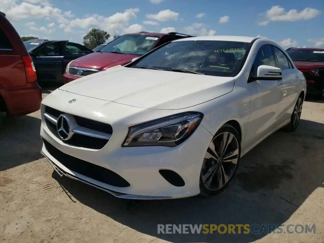 2 Photograph of a damaged car WDDSJ4EB0KN750730 MERCEDES-BENZ CLA-CLASS 2019