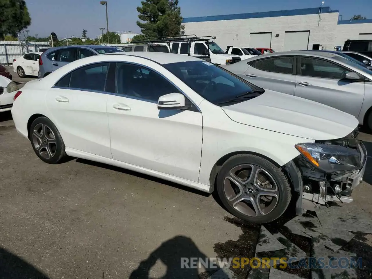 4 Photograph of a damaged car WDDSJ4EB0KN767513 MERCEDES-BENZ CLA-CLASS 2019