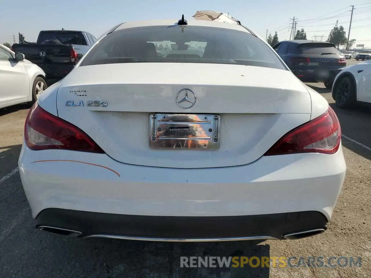 6 Photograph of a damaged car WDDSJ4EB0KN767513 MERCEDES-BENZ CLA-CLASS 2019