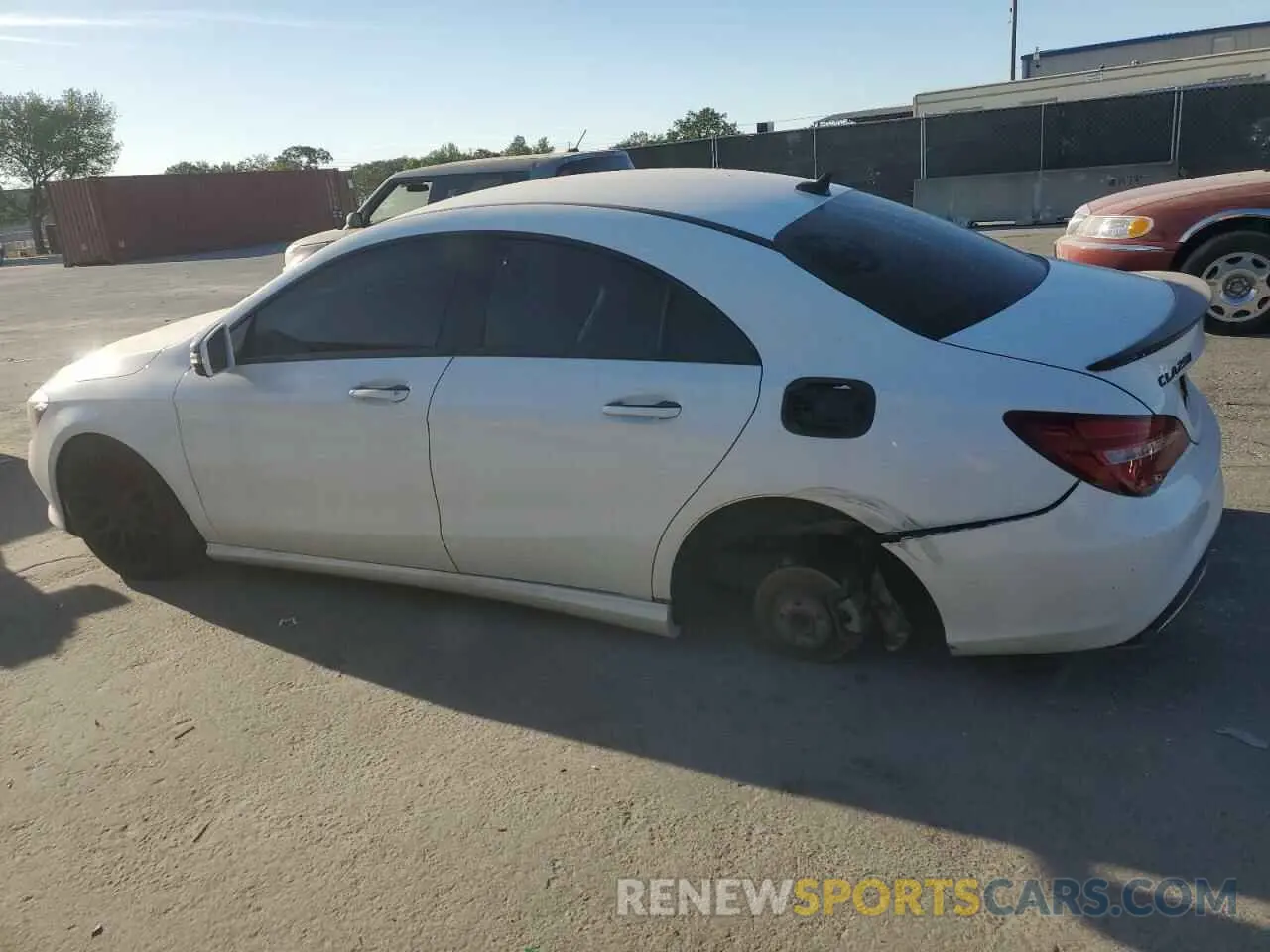 2 Photograph of a damaged car WDDSJ4EB1KN723746 MERCEDES-BENZ CLA-CLASS 2019