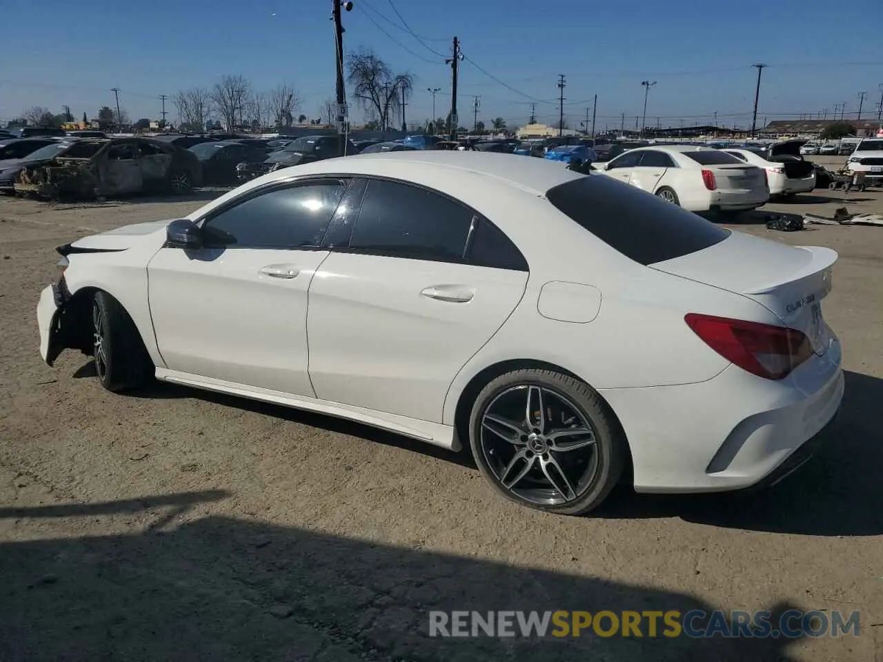 2 Photograph of a damaged car WDDSJ4EB1KN752504 MERCEDES-BENZ CLA-CLASS 2019