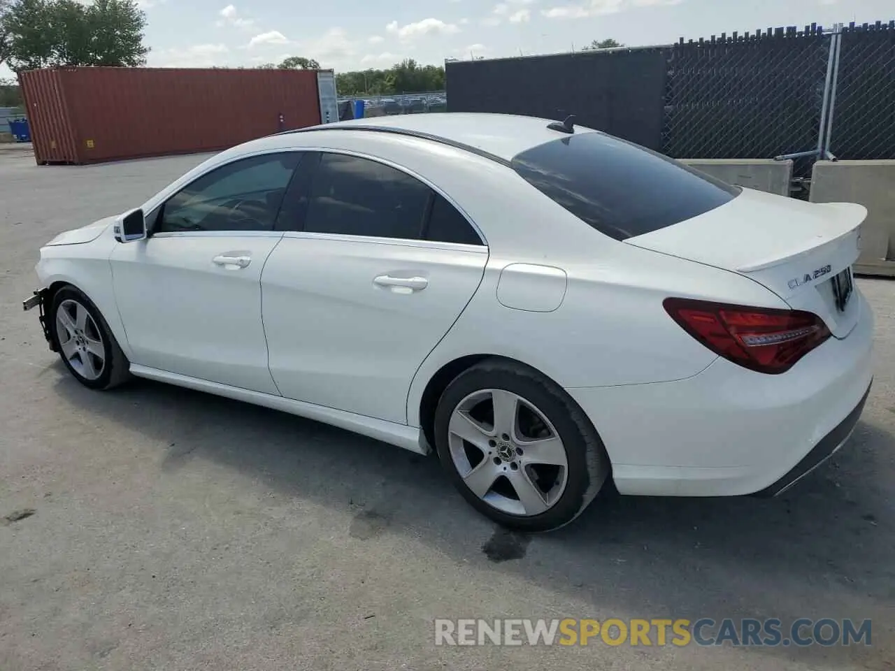 2 Photograph of a damaged car WDDSJ4EB2KN698906 MERCEDES-BENZ CLA-CLASS 2019