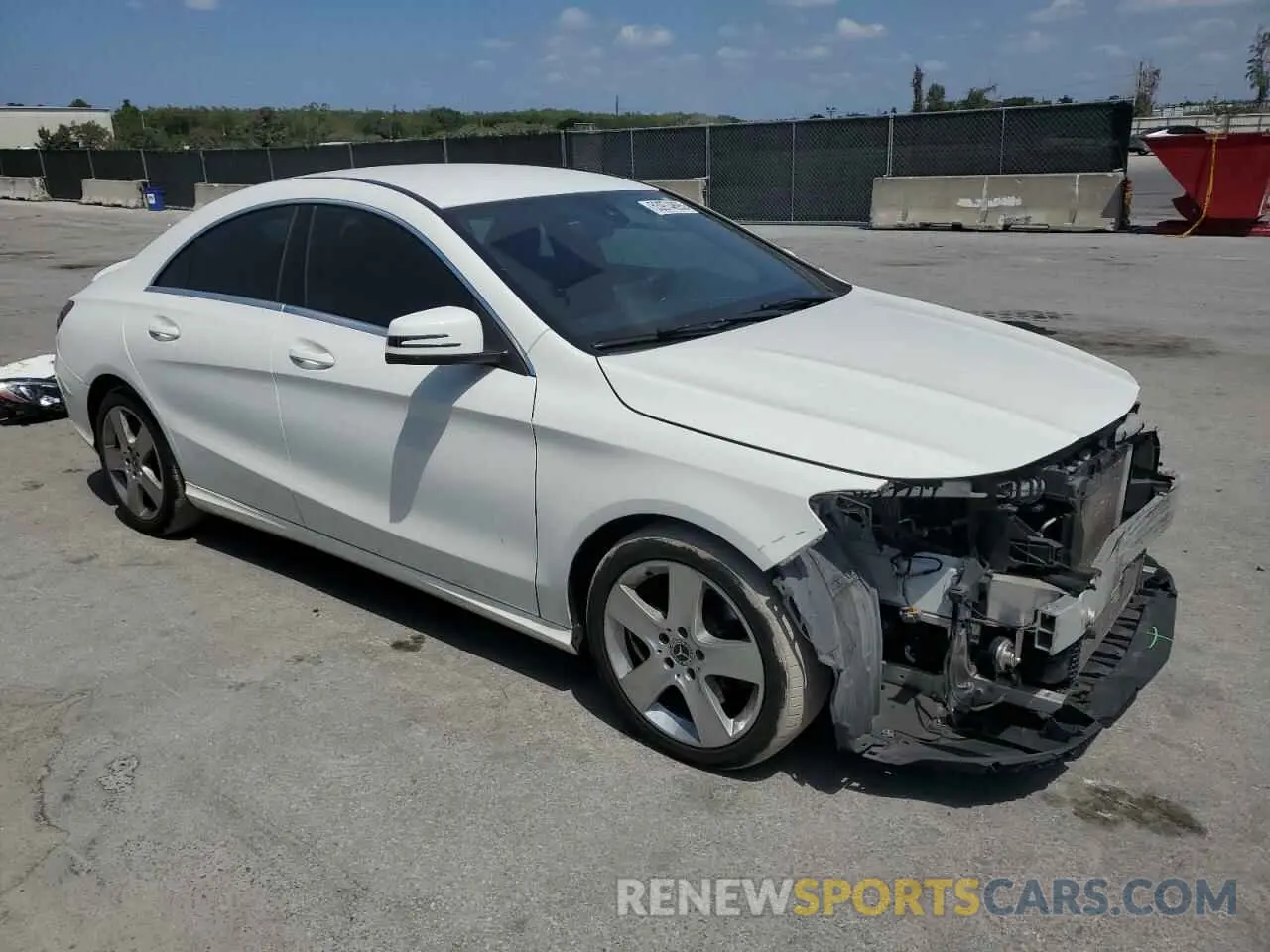 4 Photograph of a damaged car WDDSJ4EB2KN698906 MERCEDES-BENZ CLA-CLASS 2019