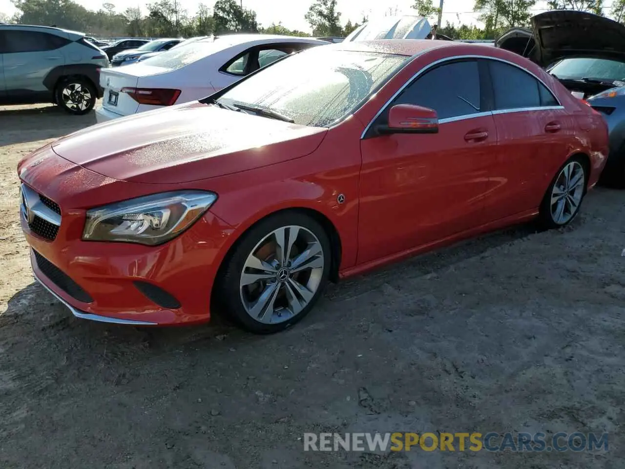 1 Photograph of a damaged car WDDSJ4EB2KN766315 MERCEDES-BENZ CLA-CLASS 2019