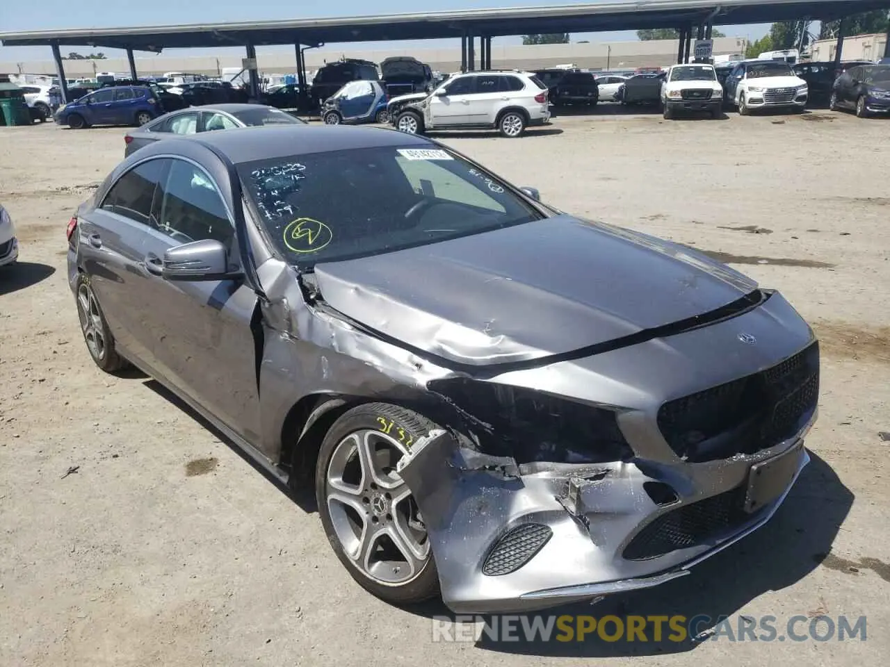 1 Photograph of a damaged car WDDSJ4EB2KN770428 MERCEDES-BENZ CLA-CLASS 2019