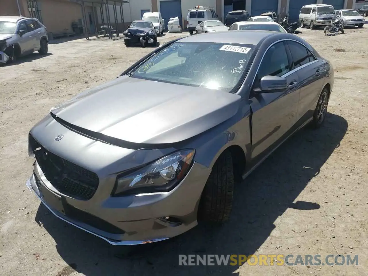 2 Photograph of a damaged car WDDSJ4EB2KN770428 MERCEDES-BENZ CLA-CLASS 2019