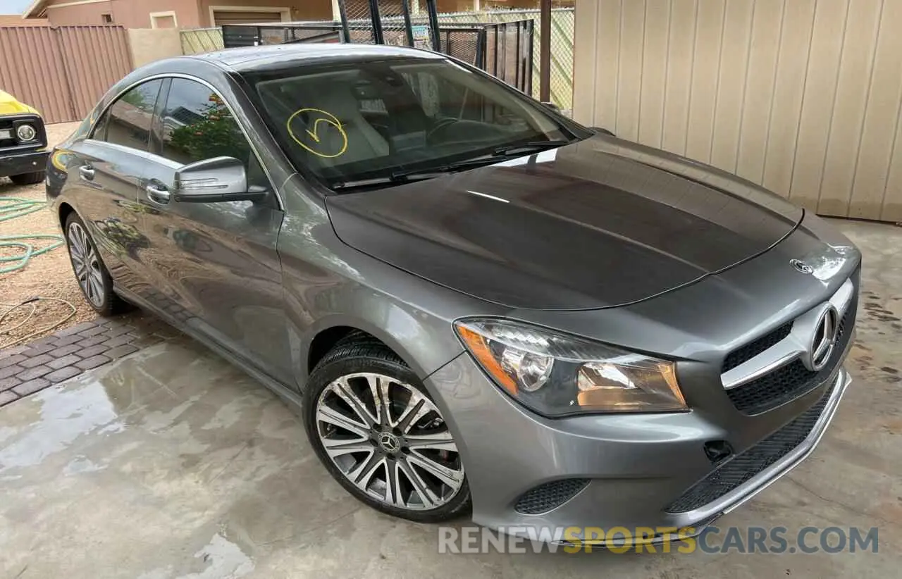 1 Photograph of a damaged car WDDSJ4EB3KN712053 MERCEDES-BENZ CLA-CLASS 2019