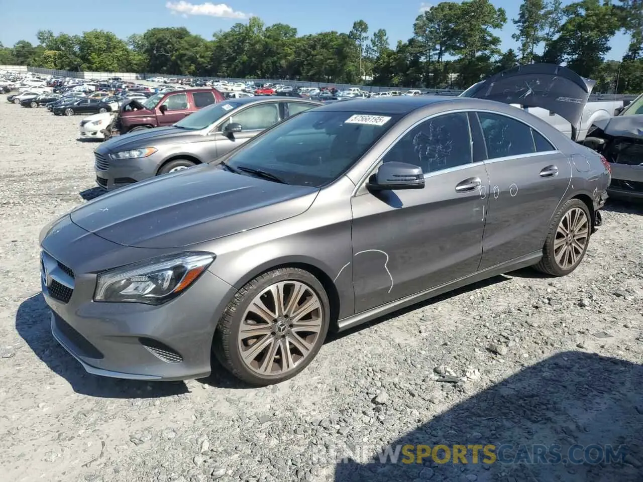 1 Photograph of a damaged car WDDSJ4EB4KN750178 MERCEDES-BENZ CLA-CLASS 2019