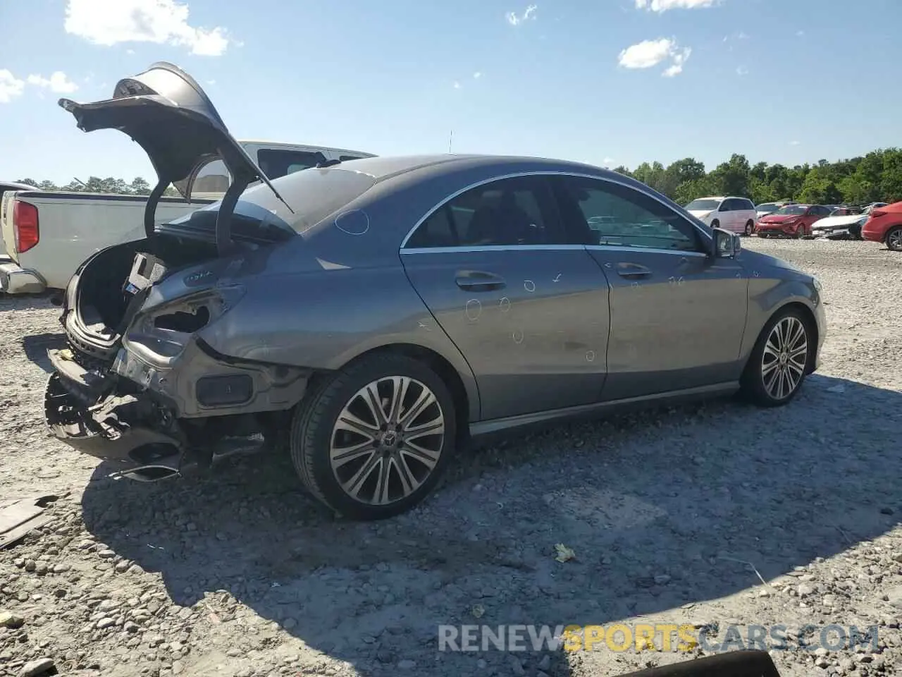 3 Photograph of a damaged car WDDSJ4EB4KN750178 MERCEDES-BENZ CLA-CLASS 2019