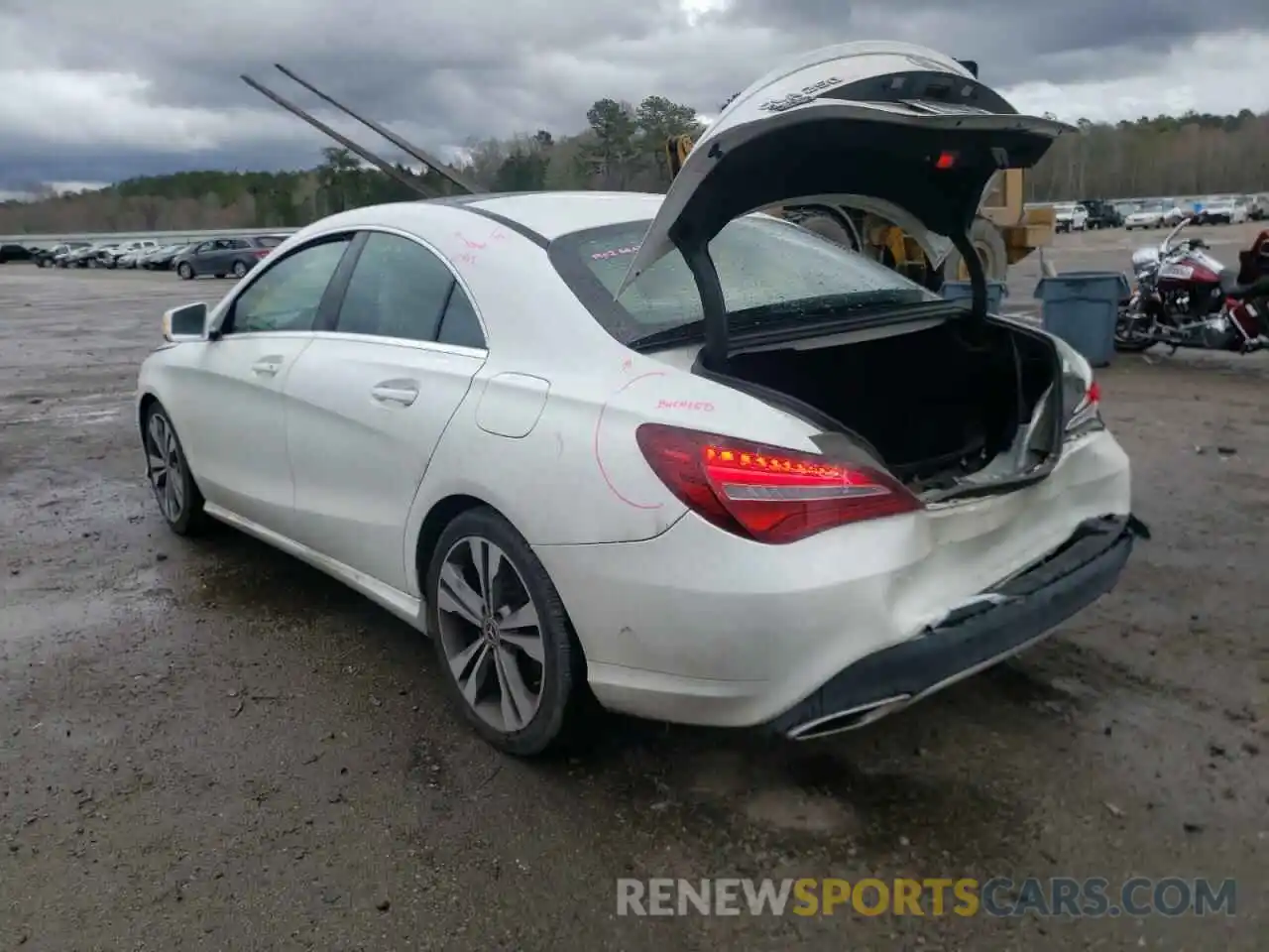 3 Photograph of a damaged car WDDSJ4EB4KN770091 MERCEDES-BENZ CLA-CLASS 2019