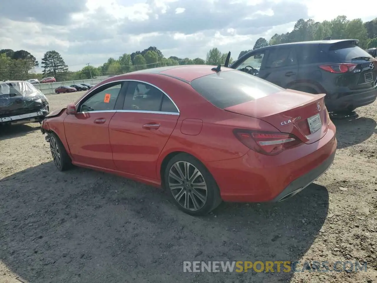 2 Photograph of a damaged car WDDSJ4EB5KN739240 MERCEDES-BENZ CLA-CLASS 2019