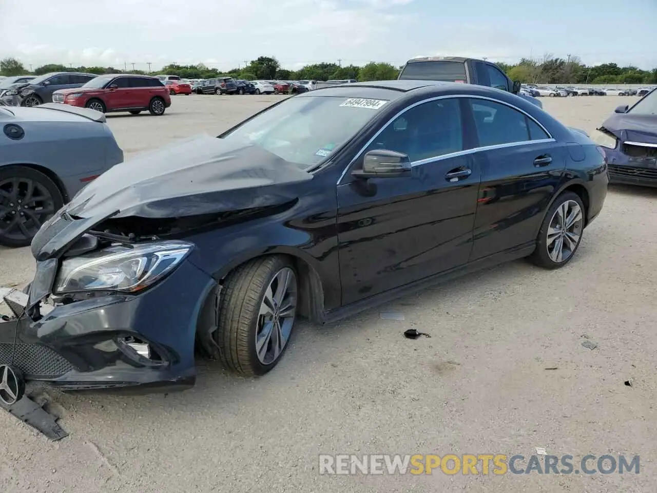 1 Photograph of a damaged car WDDSJ4EB5KN751307 MERCEDES-BENZ CLA-CLASS 2019
