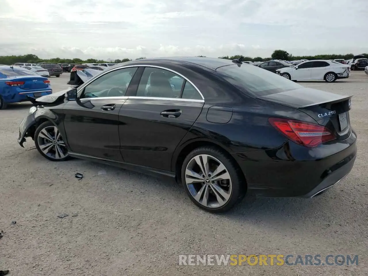 2 Photograph of a damaged car WDDSJ4EB5KN751307 MERCEDES-BENZ CLA-CLASS 2019