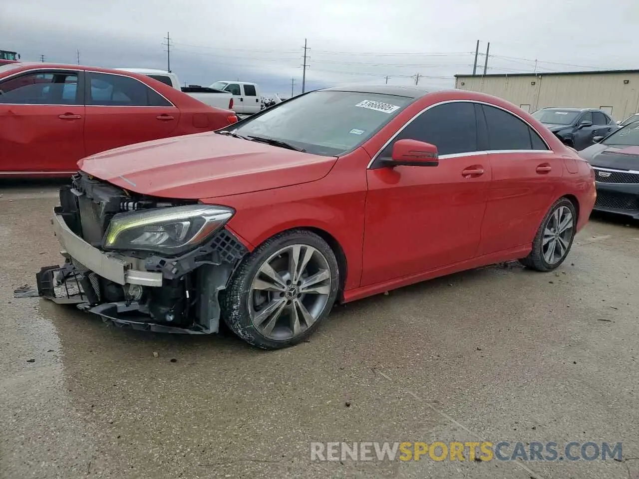 1 Photograph of a damaged car WDDSJ4EB5KN768009 MERCEDES-BENZ CLA-CLASS 2019