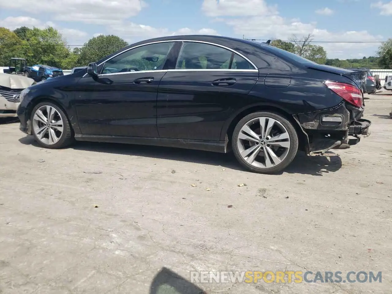 2 Photograph of a damaged car WDDSJ4EB6KN713665 MERCEDES-BENZ CLA-CLASS 2019