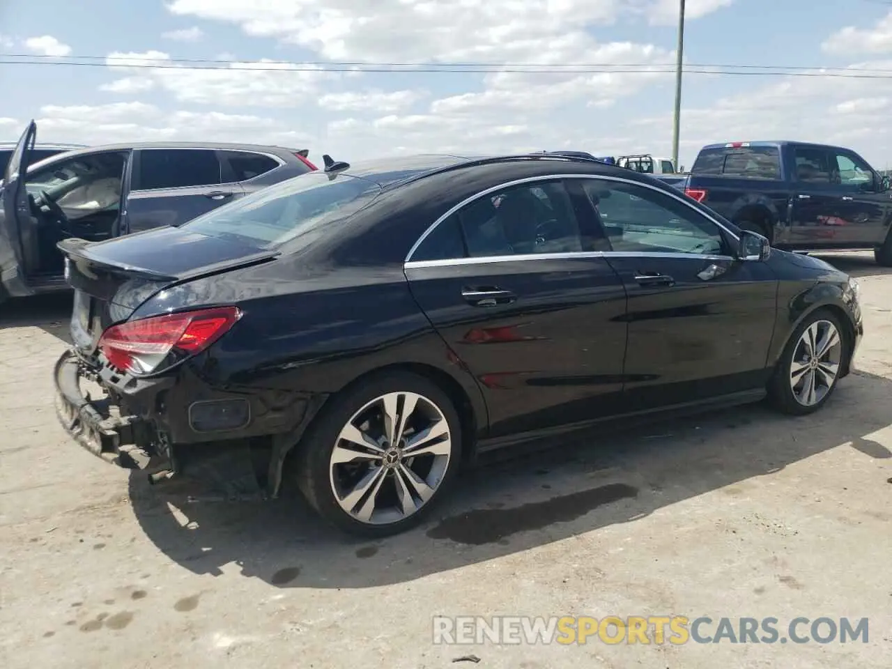 3 Photograph of a damaged car WDDSJ4EB6KN713665 MERCEDES-BENZ CLA-CLASS 2019
