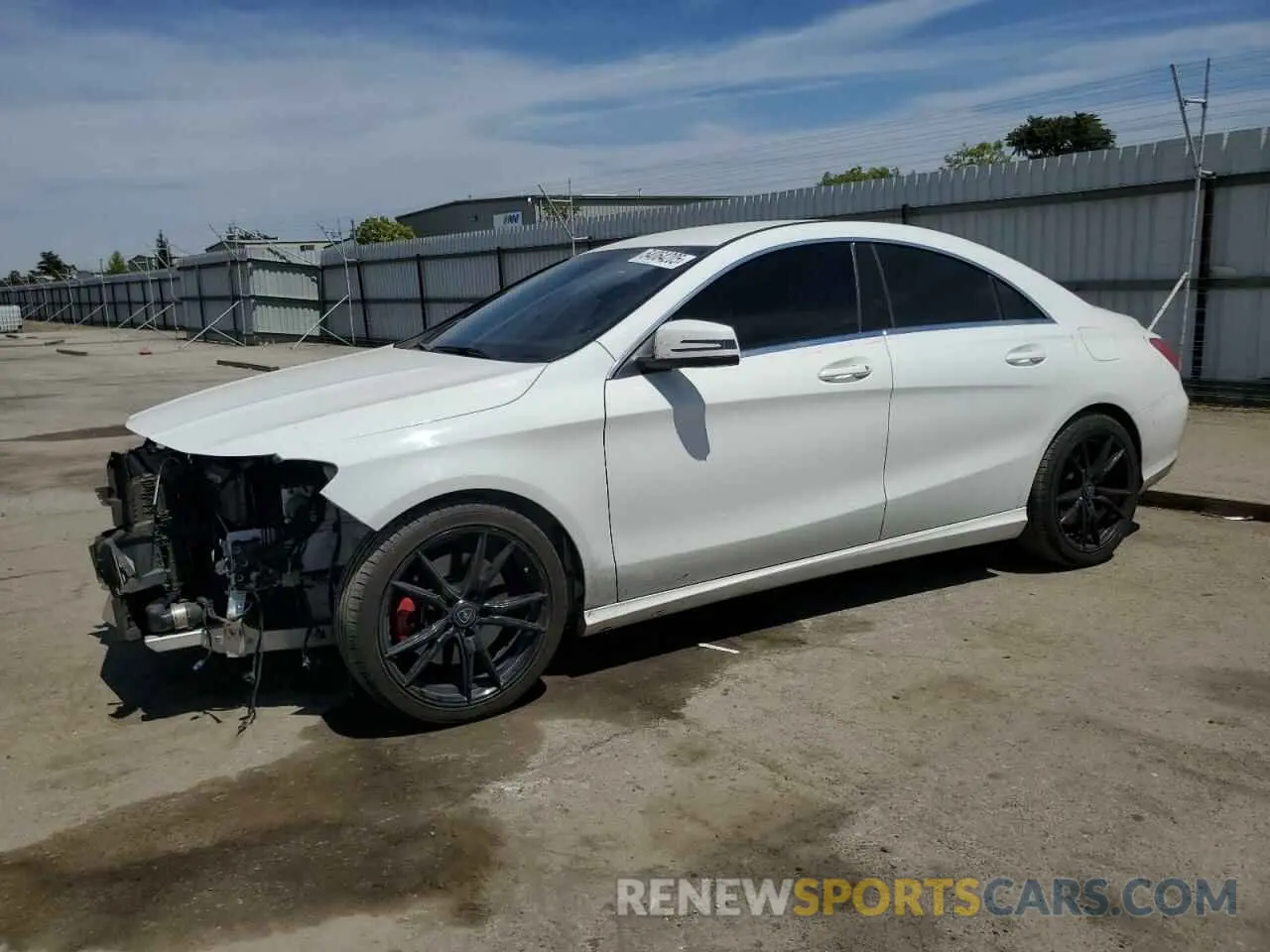 1 Photograph of a damaged car WDDSJ4EB6KN721166 MERCEDES-BENZ CLA-CLASS 2019