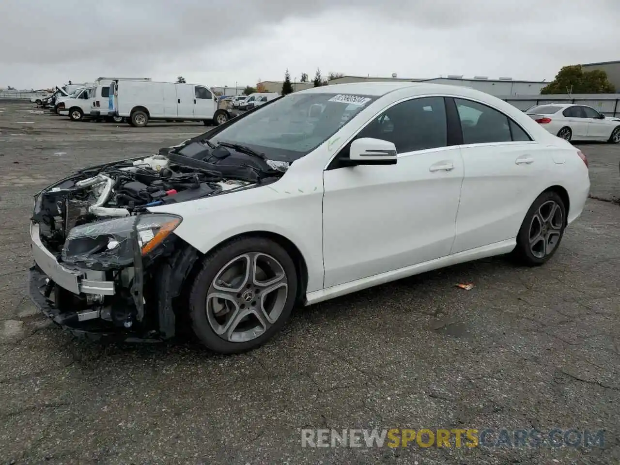 1 Photograph of a damaged car WDDSJ4EB6KN722432 MERCEDES-BENZ CLA-CLASS 2019