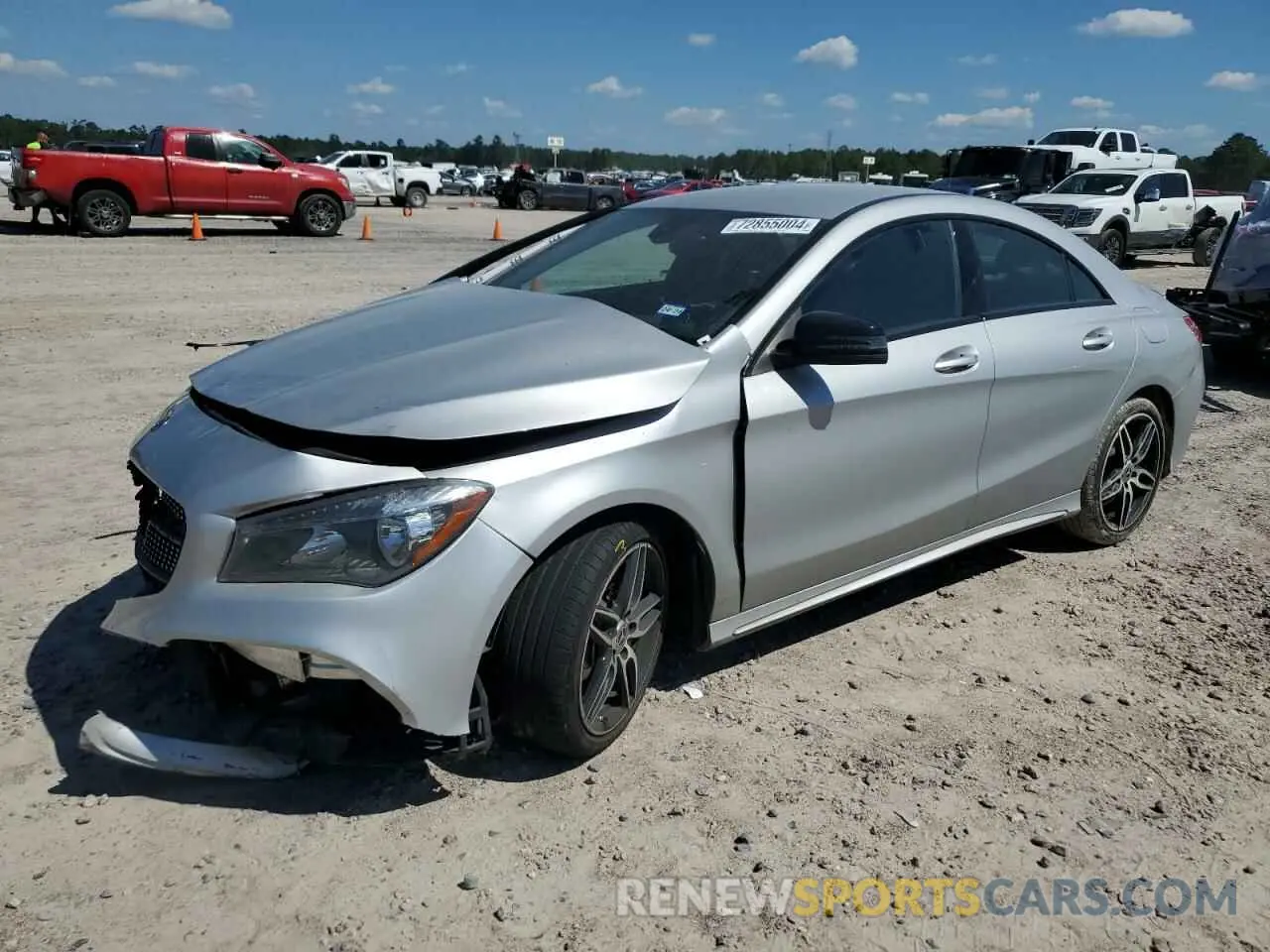 1 Photograph of a damaged car WDDSJ4EB6KN743605 MERCEDES-BENZ CLA-CLASS 2019
