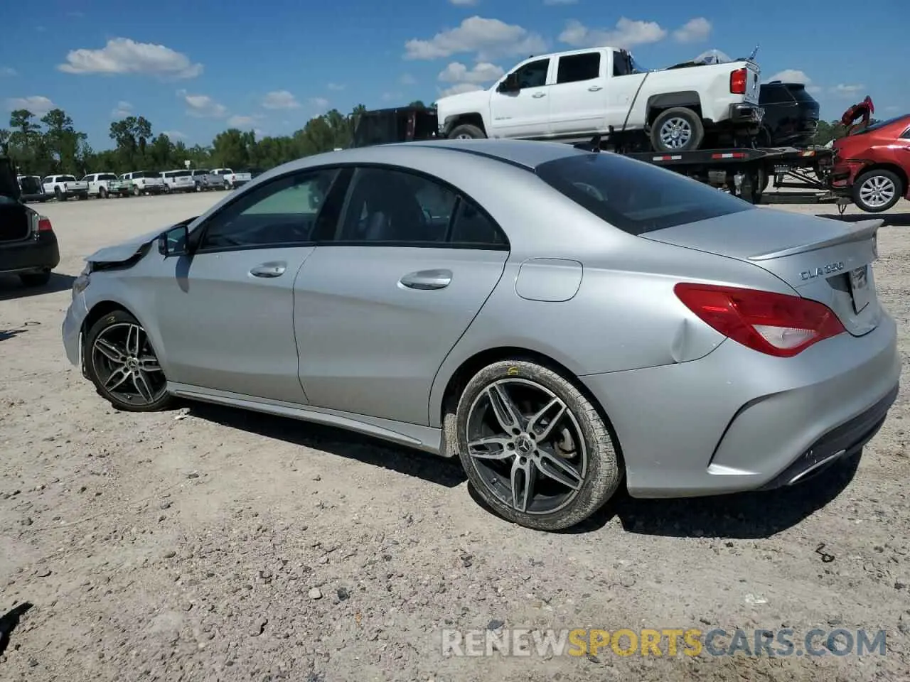 2 Photograph of a damaged car WDDSJ4EB6KN743605 MERCEDES-BENZ CLA-CLASS 2019