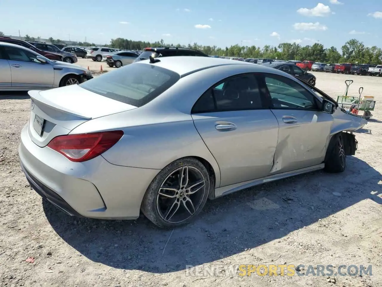 3 Photograph of a damaged car WDDSJ4EB6KN743605 MERCEDES-BENZ CLA-CLASS 2019
