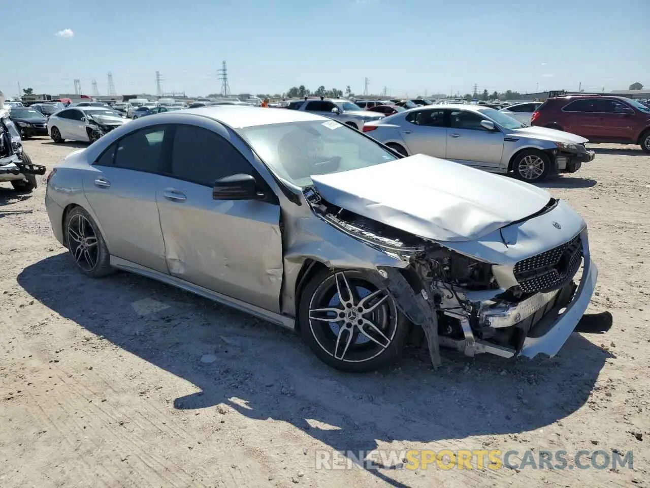 4 Photograph of a damaged car WDDSJ4EB6KN743605 MERCEDES-BENZ CLA-CLASS 2019