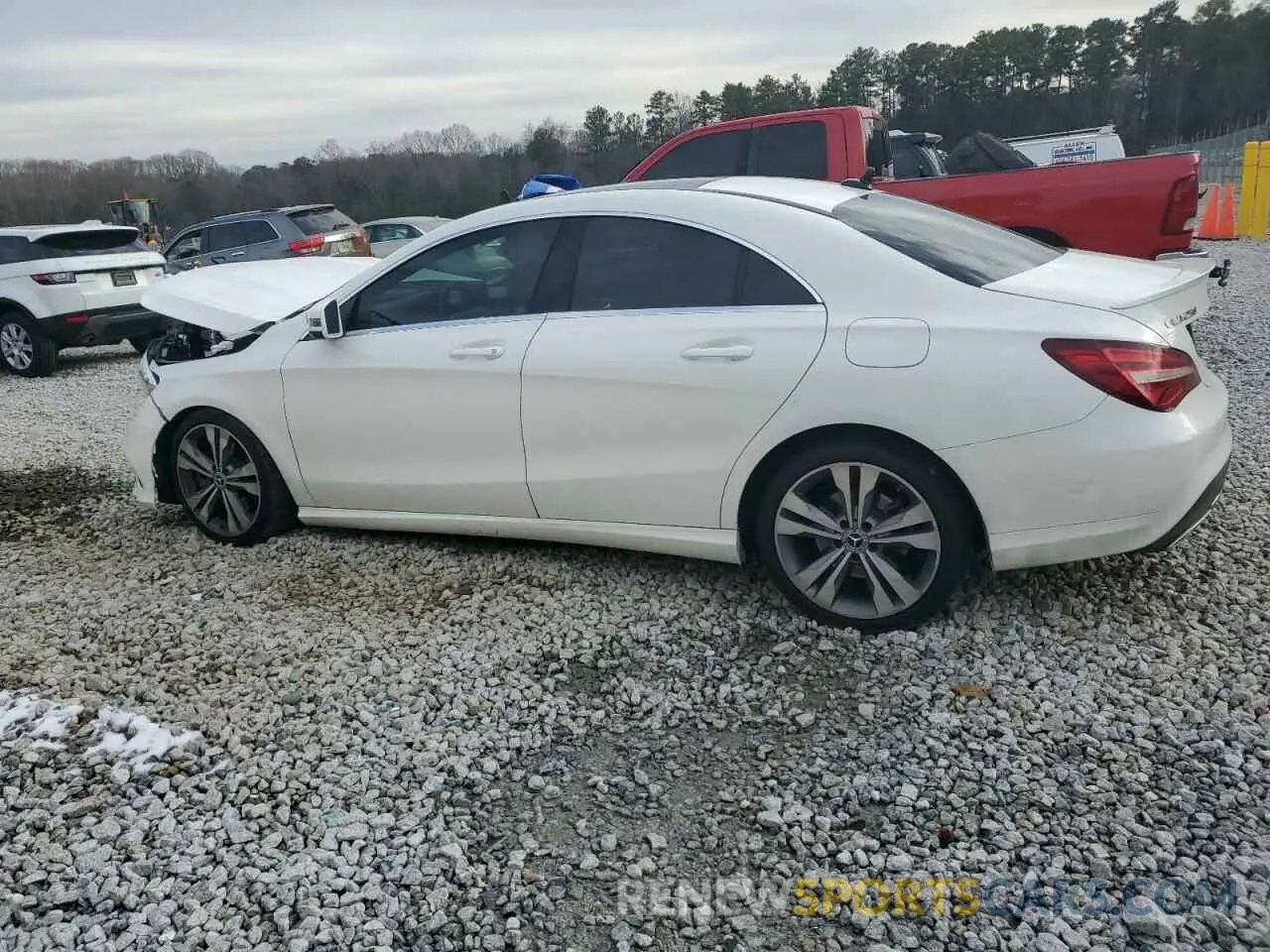2 Photograph of a damaged car WDDSJ4EB6KN744429 MERCEDES-BENZ CLA-CLASS 2019