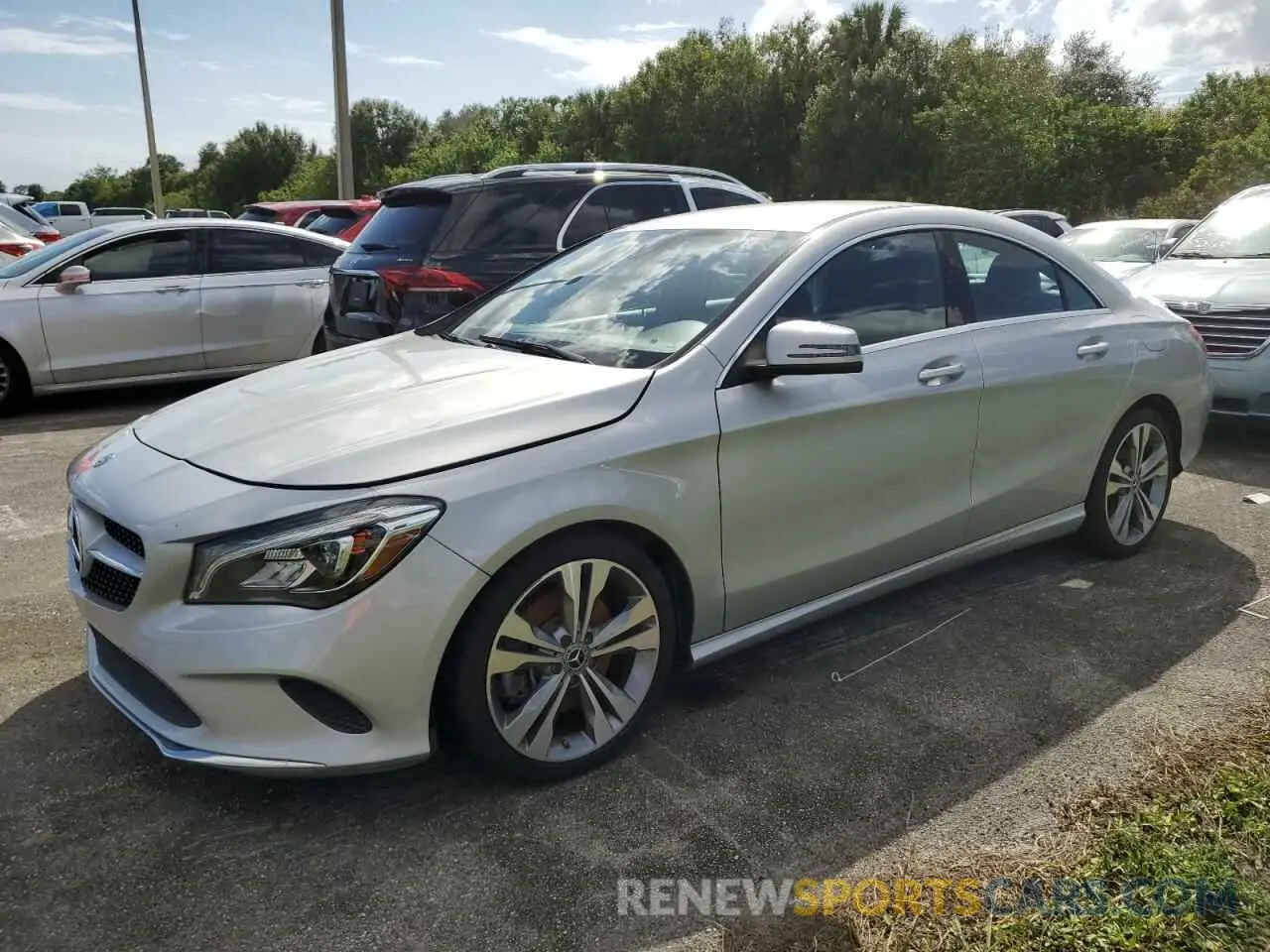 1 Photograph of a damaged car WDDSJ4EB7KN745394 MERCEDES-BENZ CLA-CLASS 2019