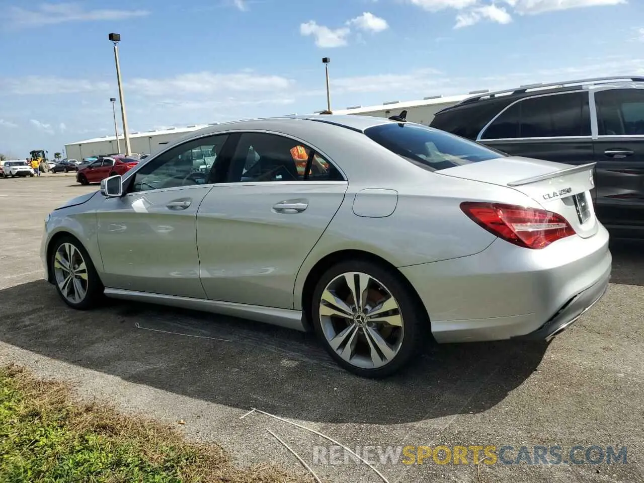 2 Photograph of a damaged car WDDSJ4EB7KN745394 MERCEDES-BENZ CLA-CLASS 2019